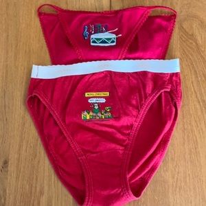 Vintage Jockey & No Boundaries Christmas Underware